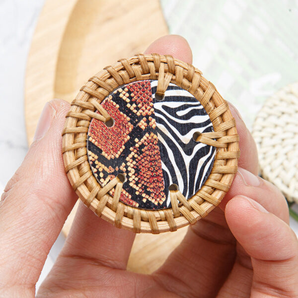 Wholesale Natural Rattan Woven Mobile Phone Holders