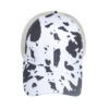 O1CN01wfUdpi1GDLZVskzAA_2018910588-0-cib Wholesale Cow Pattern Cross Elastic Mesh Ponytail Baseball Cap