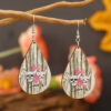 Wholesale Drop Long Western Style Wooden Earrings