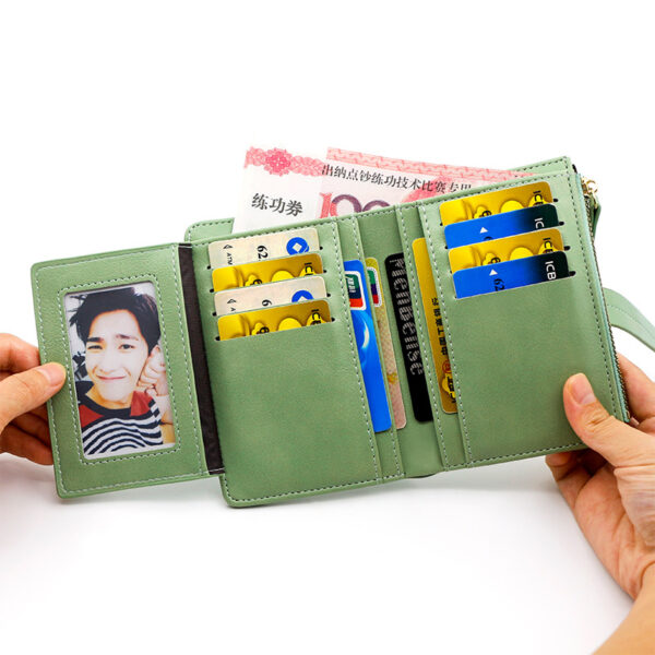 Wholesale PU Short Zipper Zero Wallet