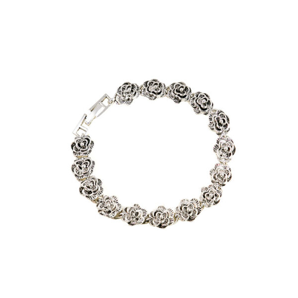 Wholesale Vintage Rose Alloy Bracelet