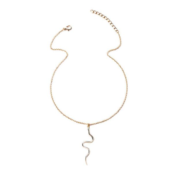 Wholesale Alloy Snake Element Necklace