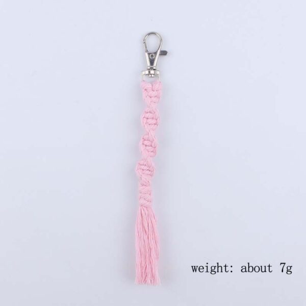 O1CN01wi2Bu61NrNc1IkKL8_2214899881623-0-cib Wholesale Cotton Rope Handwoven Lanyard Keychain