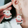 O1CN01wiADu11T3M6QtVw8A_2677772326-0-cib Wholesale Christmas Santa Claus Elk Snowman Wooden Earrings