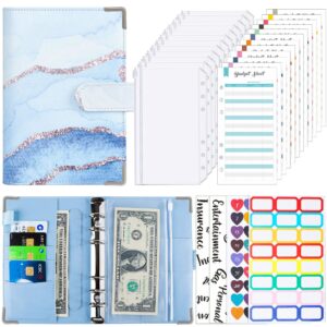 A6 / UV-watercolor blue (zipper bag 12 12 color budget card 12 A English 2 24 labels 1 love digital sticker 1)