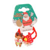 Wholesale Children's Cartoon Christmas Plastic Hair Ties