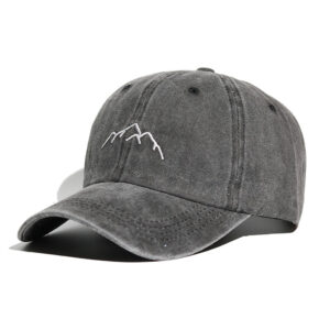 Peak Pattern Hat-Black / Adjustable
