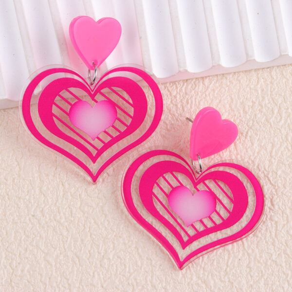O1CN01wjhv8A1T3MGVBANCZ_2677772326-0-cib Wholesale Valentine's Day Heart Acrylic Earrings