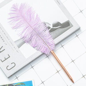 Bullet 1.0 / Rose Gold (Light Purple Feather)