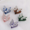 Wholesale Love Butterfly Polymer Clay Diamond Ball Straight Hole Beads