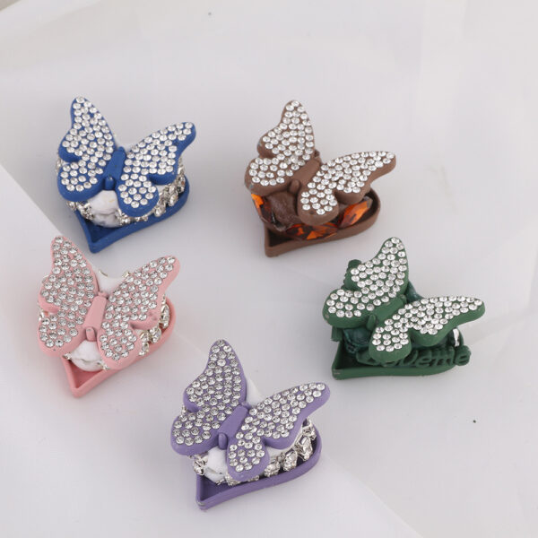 Wholesale Love Butterfly Polymer Clay Diamond Ball Straight Hole Beads