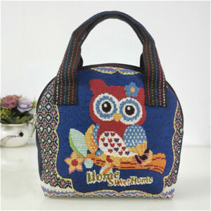 English Alphabet One Owl Shell Bag