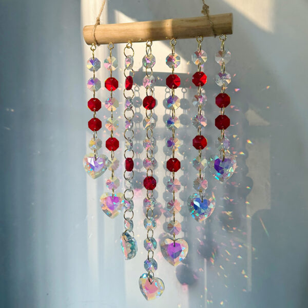 Wholesale Sun Catcher Irregular Wood Stick Fantasy Crystal Wind Chime Pendant