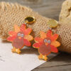 Wholesale Leopard Print Turkey Acrylic Earrings