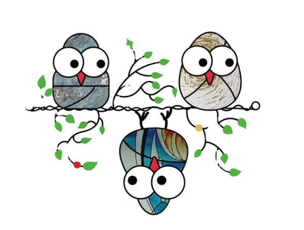 O1CN01wpJ9bR1Bs2mJJ9ImP_0-0-cib Wholesale Owl Color Pendant Garden Decoration