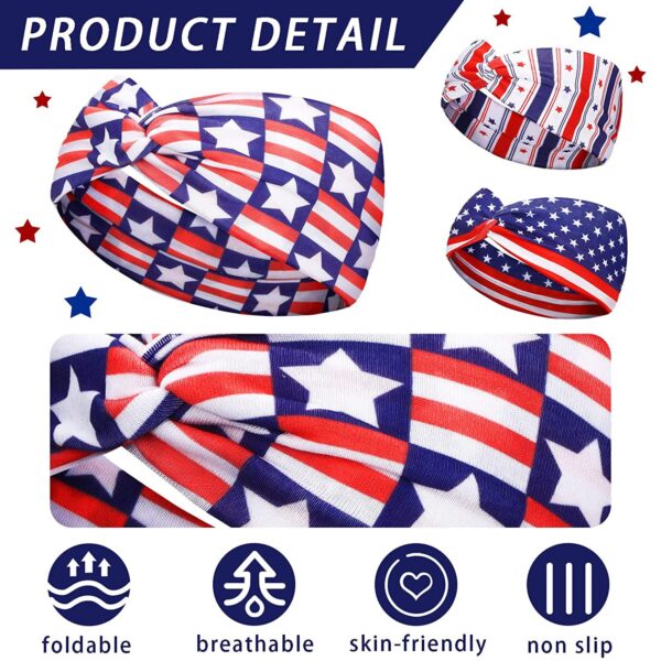 Wholesale American Flag Independence Day Cotton Headband