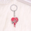 Wholesale Valentine's Day Love Dwarf Flamingo Rainbow Acrylic Keychain