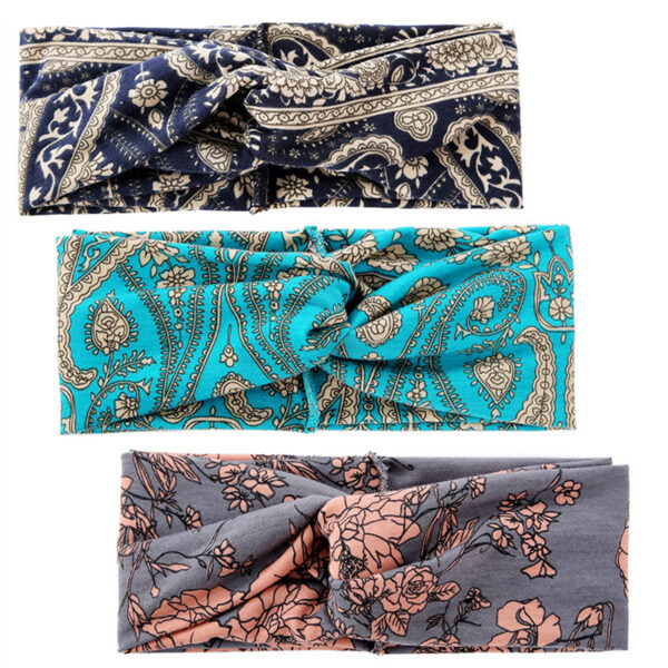 Wholesale Boho Cross Fabric Headbands