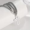 O1CN01wtiPUs1b9mg6bnuBI_2206266993423-0-cib Wholesale Titanium Steel Cross Hollow Double Chain Men's Bracelets