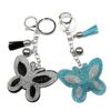 Wholesale Diamond Butterfly Zinc Alloy Keychains