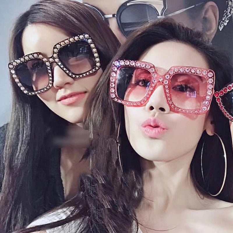Wholesale Full Sky Star Retro Square PC Sunglasses