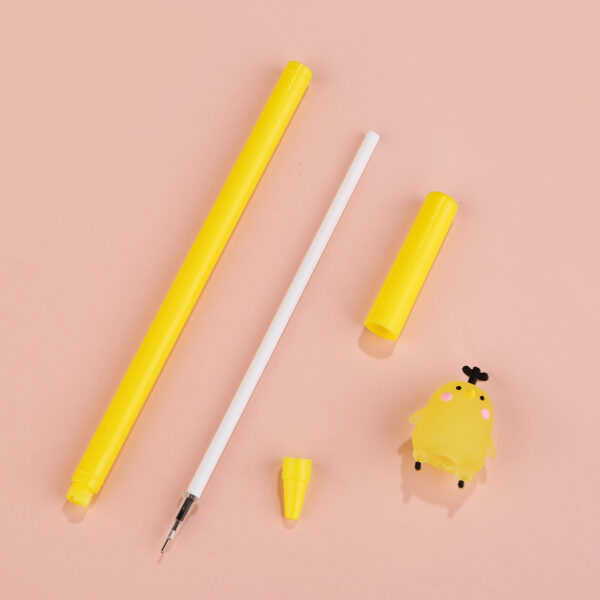 Wholesale Cartoon Silicone Jelly Chicken Gel Pen