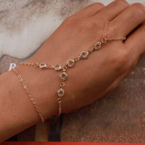Wholesale Pearl Finger Ring Wedding Beaded Bracelet
