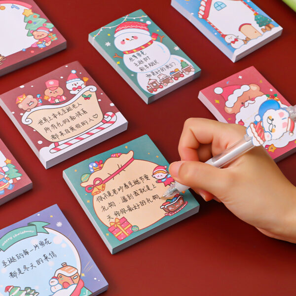 Wholesale Paper Cartoon Christmas Sticky Notes