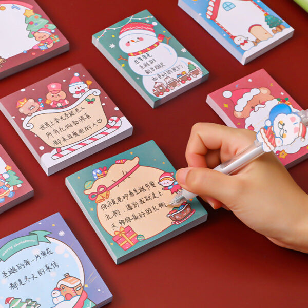 Wholesale Paper Cartoon Christmas Sticky Notes