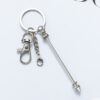 Wholesale's New Bead DIY Multi-color Metal Handmade Keychains