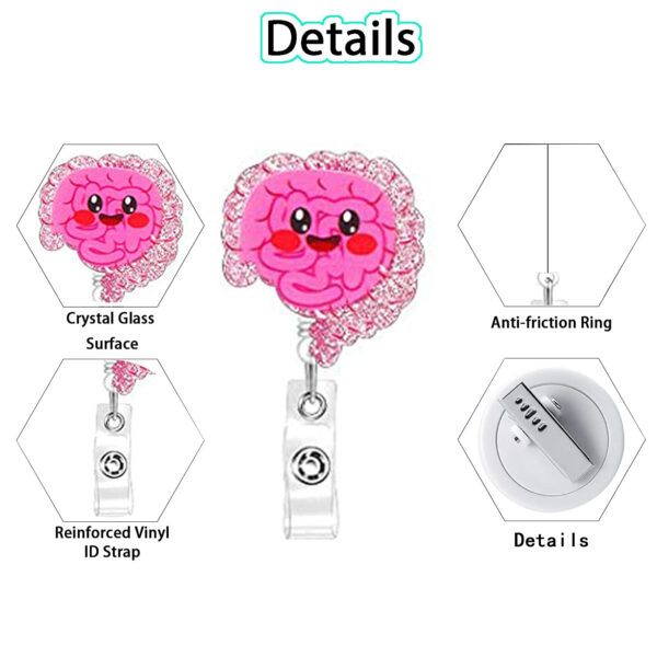 Wholesale Badge Reels Doctor Nurse ABS Retractable Keychains