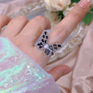 Silver Black Zirconium