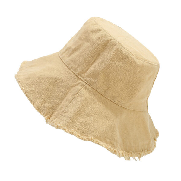 Wholesale Washed Cotton New Fringe Fisherman Hat