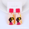 Wholesale Beauty Avatar Simple Acrylic Earrings