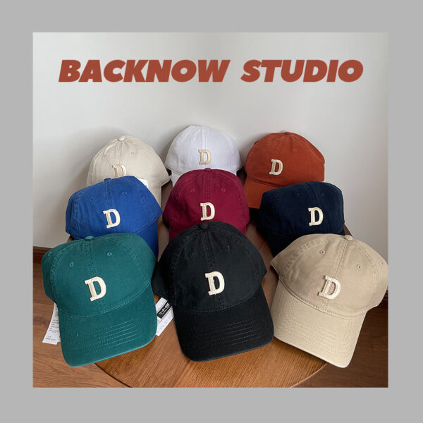 Wholesale Letter D Embroidery Cotton Baseball Cap