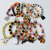 Wholesale Halloween Pumpkin Acrylic Bracelet