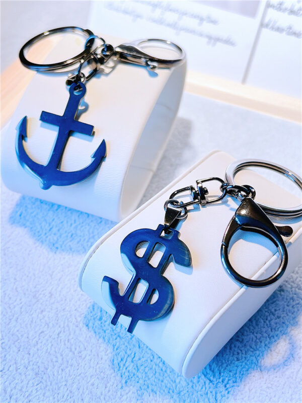 Wholesale Stainless Steel Anchor Creative Key Chain