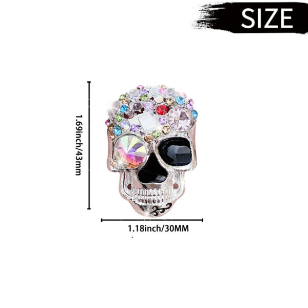 O1CN01xL54s41aa3d792nqM_2950503345-0-cib Wholesale Colored Diamond Retro Skull Car Perfume For Car