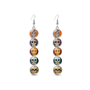 Wholesale Western Style Calavera Skull Earrings