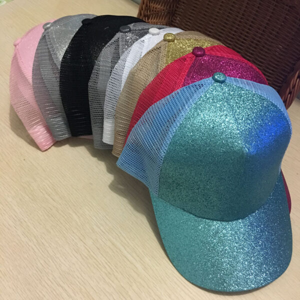 Wholesale Sequin Acrylic Baseball Cap