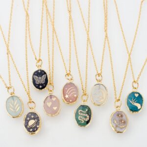 O1CN01xNvLXH1sJibm1QIv2__2211980445746-0-cib Wholesale of Natural Stone Gemstone Copper Necklaces