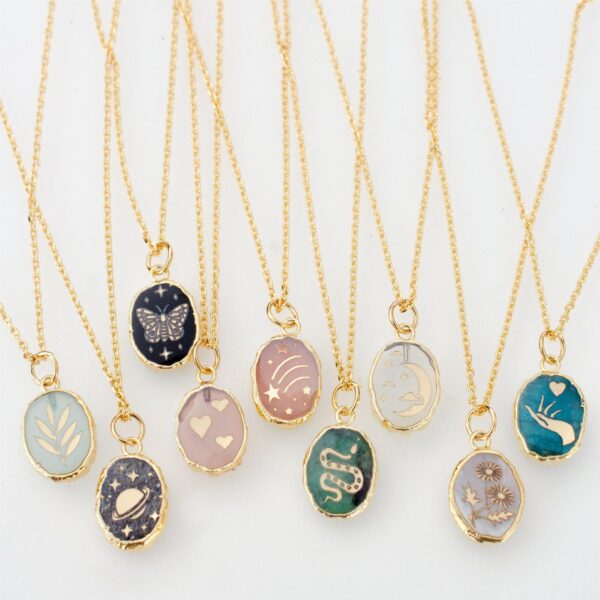 O1CN01xNvLXH1sJibm1QIv2__2211980445746-0-cib Wholesale of Natural Stone Gemstone Copper Necklaces