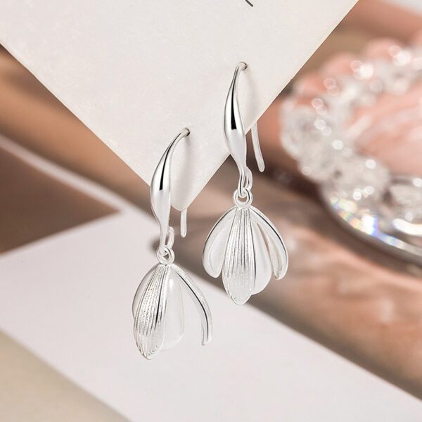 Wholesale Pearl Bud Copper Earrings