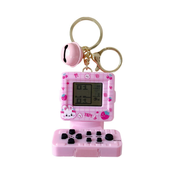 Wholesale Plastic Italy Mini Pocket Computer Electronic Game Console Keychain