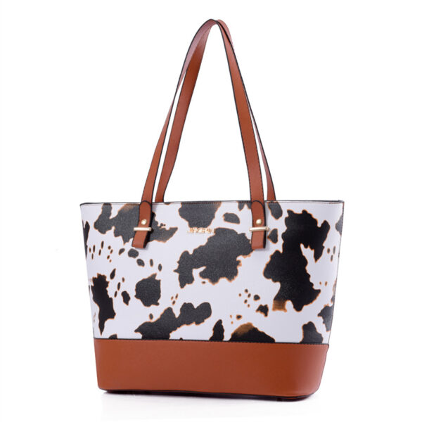 O1CN01xSzbd92LoWBA5JMhv_2209967679739-0-cib Wholesale PU Cow Pattern Mother Bag Multi-Piece Set Shoulder Bag Handbag Bag