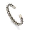 Wholesale Gothic Temu Men's Woven Double Layer Bamboo Joint Alloy Bracelet