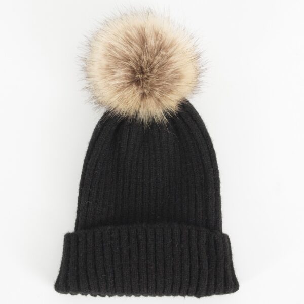 O1CN01xTrsOm1JInPty5Yh9_934821006-0-cib Wholesale Autumn and Winter Warm Knitted Hat Solid Color Fur Ball Hat