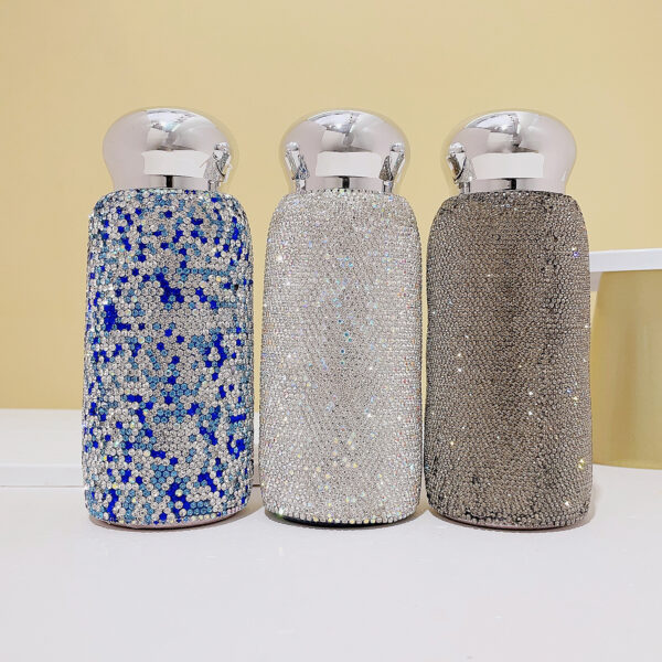 Wholesale Diamond-encrusted Stainless Steel Thermos Cup