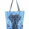 O1CN01xUHdMG1jAiDDCaKva__2211702804508-0-cib Wholesale Polyester Elephant Print Tote Bag