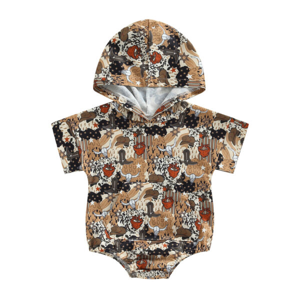 Wholesale Cotton Aztec Western Cowboy Style HOWDY Kids Onesies